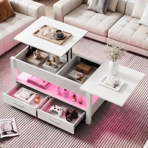Led lift top coffee - top,
