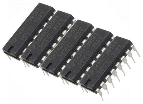 Sn74hc595n dip16 8 bit - x,