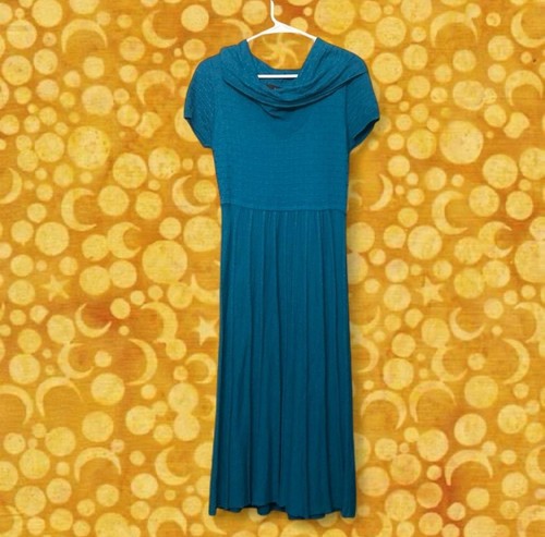 Teal maxi dress - fairy, y2k