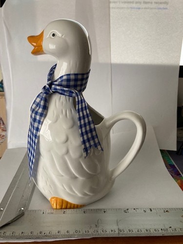 Duck goose shaped water - goose, milk