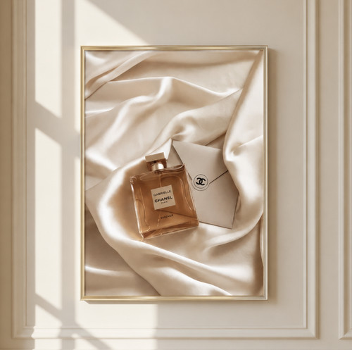 Luxury chanel perfume wall - luxury,
