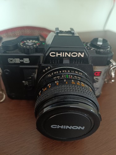 Chinon 35mm slr - ce-5, film