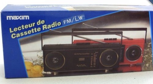 Maxim retro style boombox - maxim,
