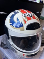 Strada Motorbike Helmet BS 6658:1985 Manufactured 04/99 Size XS 54 AGV Vintage