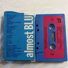 RARE PINK LABELS Elvis Costello & Attractions Almost Blue EX Cassette CARD CASE
