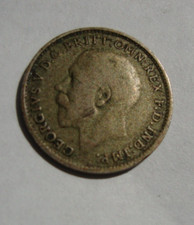1921 Silver Three Penny Piece - George V