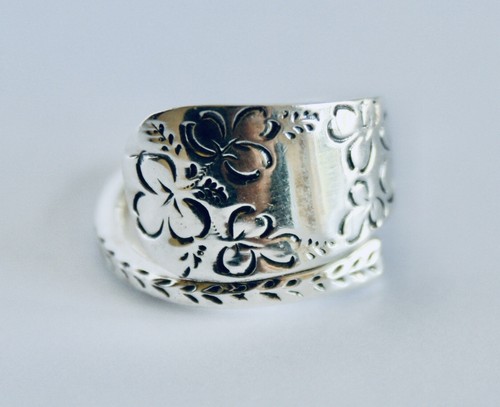 Silver spoon ring irish - silver, ring,