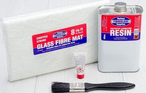 Fibreglass repair kit - fibreglass,