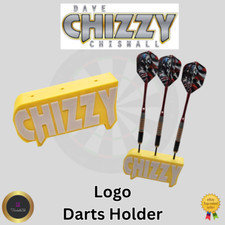 CHIZZY Dave Chisnall Logo Darts Holder/Stand Holds 3 Darts