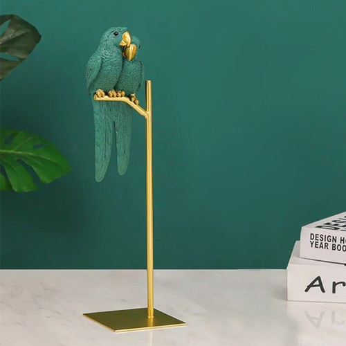 Tall parrots sculptures bird - sculptures,
