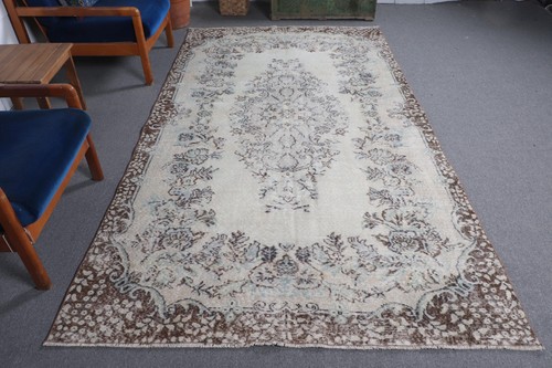 Vintage large rug 3x9 ft - vintage,