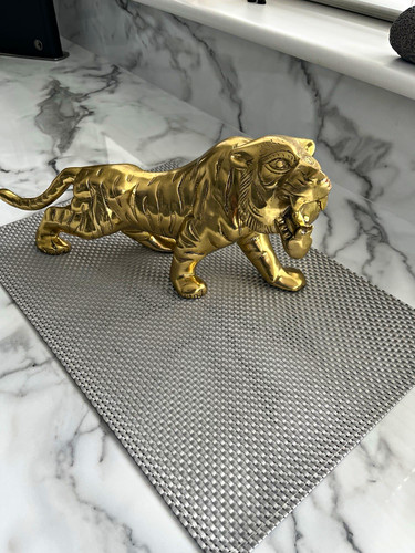 Large brass bengal - brass, tiger