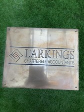Vintage Brass Sign BR415