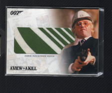 The Complete James Bond Prop Relic Card RC9 Zorin Industries Patch