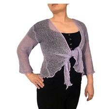 Womens Open Front Tie Up Shrug