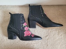 Office Leather Black Pink