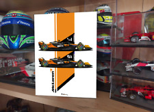 F1 2025 Season Artwork Metal Sign/Mountboard Display Lando Hamitlon F1 Gift