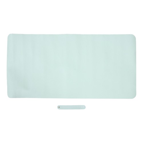 Green rubber manicure table - green,