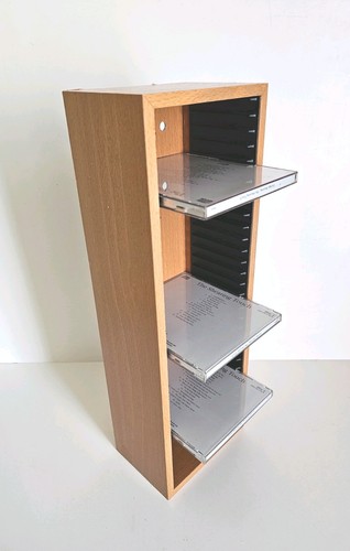 Vintage storage rack cd - rack,