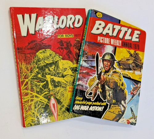 Vintage war comic annuals - war, x2