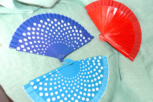 Wood spanish fans two - x,