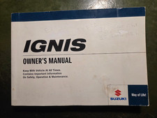 SUZUKI IGNIS OWNERS MANUAL /