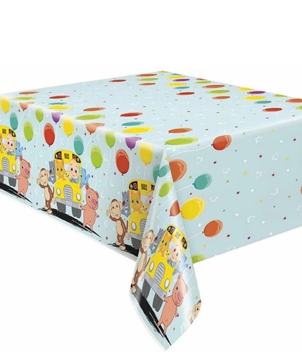 Cocomelon party table cloth - cocomelon,