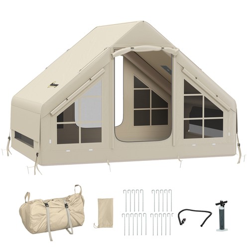 Inflatable camping tent - tent, with