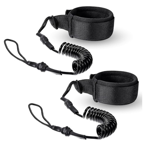 Coiled leash rope pieces - coiled,