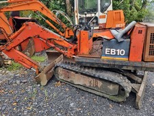 Peljob EB10 Mini Digger Excavator Dismantling For Parts, Valve Block Cover Plate