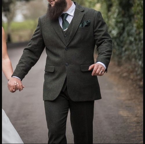 Handmade english tweed suit - handmade,