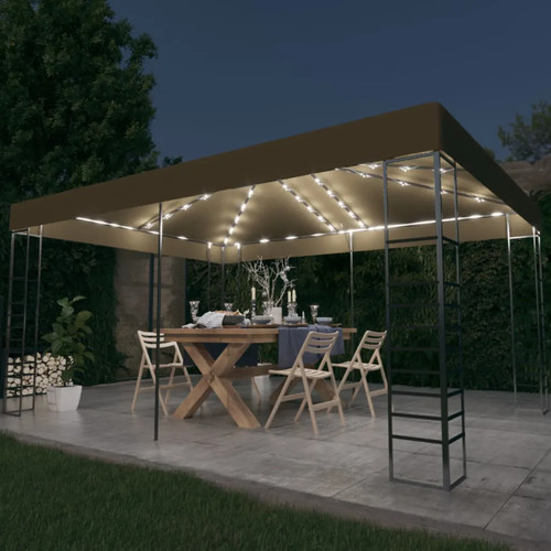 Gazebo 3x4m taupe - 3x4m,