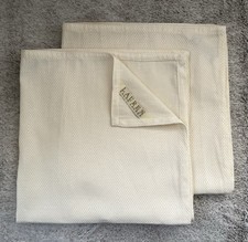 Pair Of Lauren Ralph Lauren Cream Cotton Table Napkins Never Used