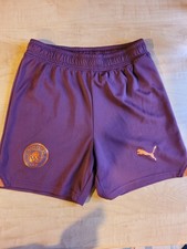 Manchester City Football Shorts 9-10 Years Old