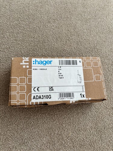 Hager ada310g b10 6ka - hager, type