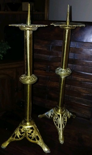 Large antique brass - 2x,