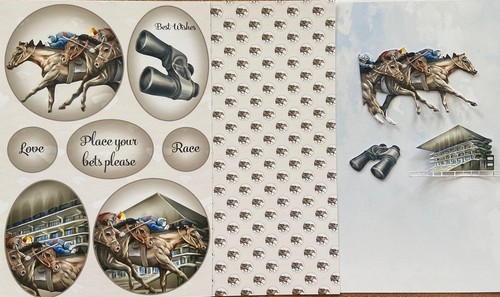Tattered lace horse - tattered,