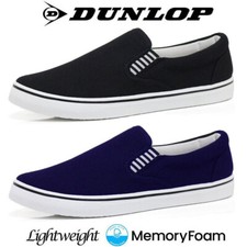 Mens Slip On Casual Canvas