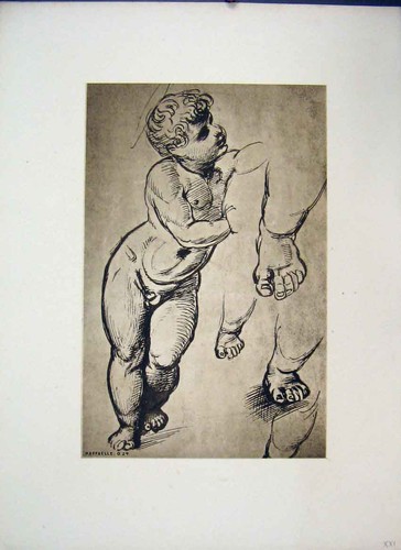 Old antique print - print, raffaelle