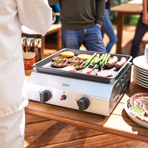 Gas plancha barbecue grill - plancha,