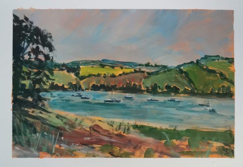 Original acrylic painting a3 - painting,