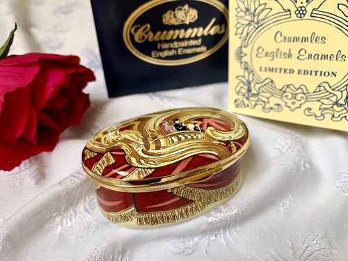 Crummles enamel box night - enamel, box,