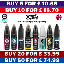 Riot Squad Nic Salt 10ml E Liquid | 50VG/50PG Vape Juice | 5mg / 10mg / 20mg