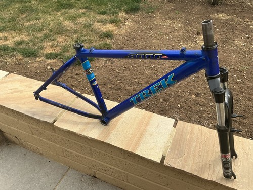 Trek mtb frame and forks - and,