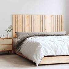 Wall Headboard Solid Pine Wood