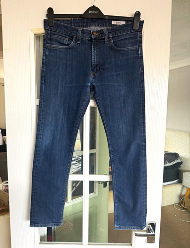 Men blue skinny fit - m&s,