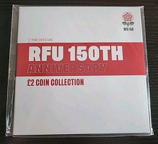 2021 OFFICIAL RUGBY RFU 150th ANNIVERSARY Jersey £2 Two Pound Coin Set SEALED