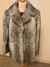 Rabbit coney grey real fur
