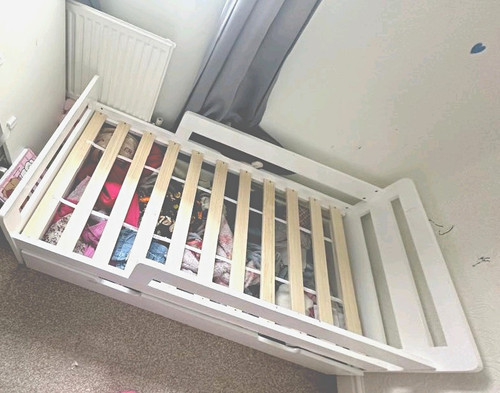 White wooden children - wooden, children’s