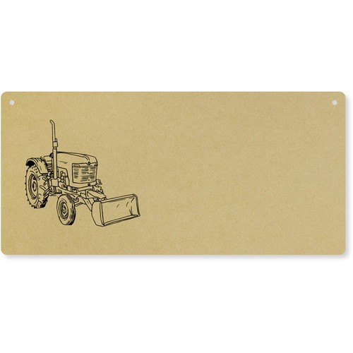 Tractor with digger - with,